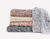 Manta Pie de Cama tejido, marca LA BASTILLA® | Modelo Inverness Gris Perla - comprar online