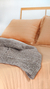 Manta Pie de Cama tejido, marca LA BASTILLA® | Modelo Patagonia Vison Melange - tienda online