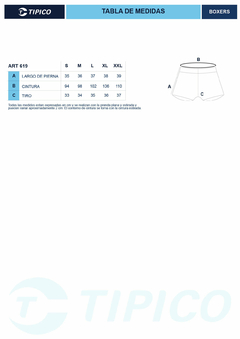 Pack x3 Boxer de jersey con botón Art 619 - comprar online