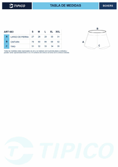 Pack x 3 boxers de jersey rayado Art 663 - comprar online