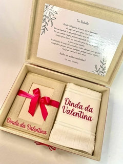 Kit convite para madrinha de batizado completa - comprar online