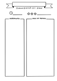 Imagem do Caderno de receitas