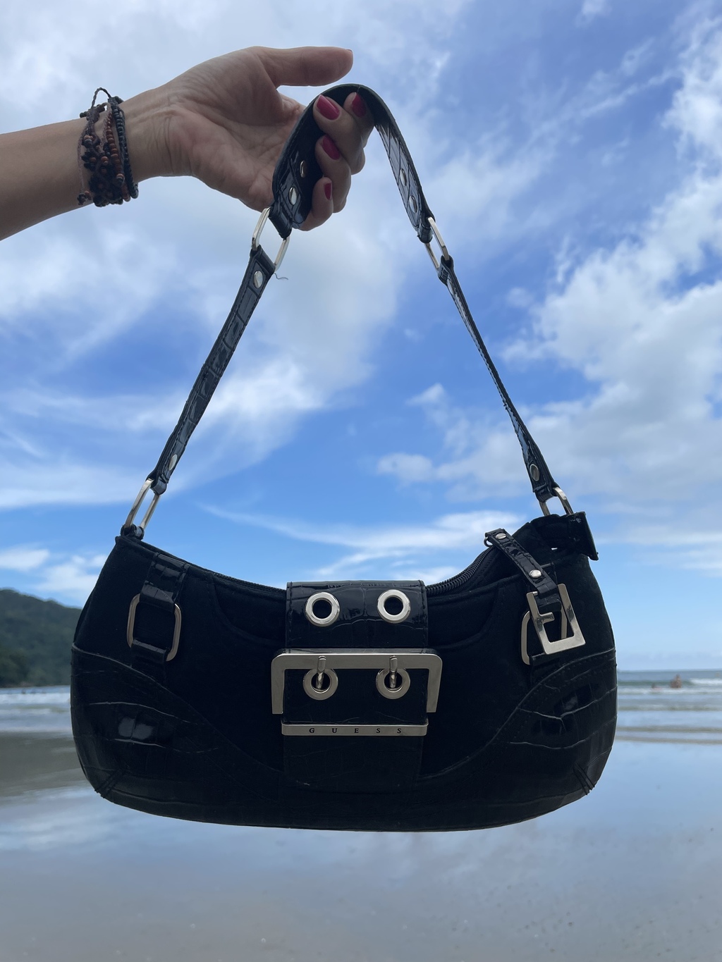 Bolsa guess transparente sale