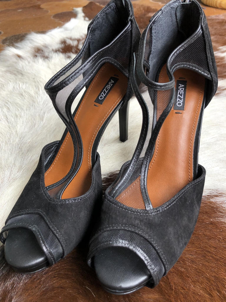 Sand lia Peep Toe Arezzo Comprar em Terre Brech