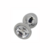 Plug de metal con joya blanca | Large