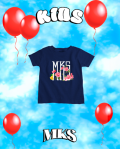 CAMISETA INFANTIL - MKS FLORES TRADICIONAL - comprar online