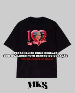 CONJUNTO CAMISETA DE CASAL '' I LOVE '' - PERSONALIZAÇÃO - CHAMAR NO WHATSAPP PARA COLOCAR A FOTO na internet