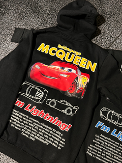 MOLETOM CARROS '' MCQUEEN '' DESCRIPTIVE “ ESTAMPA FRENTE E COSTAS - comprar online