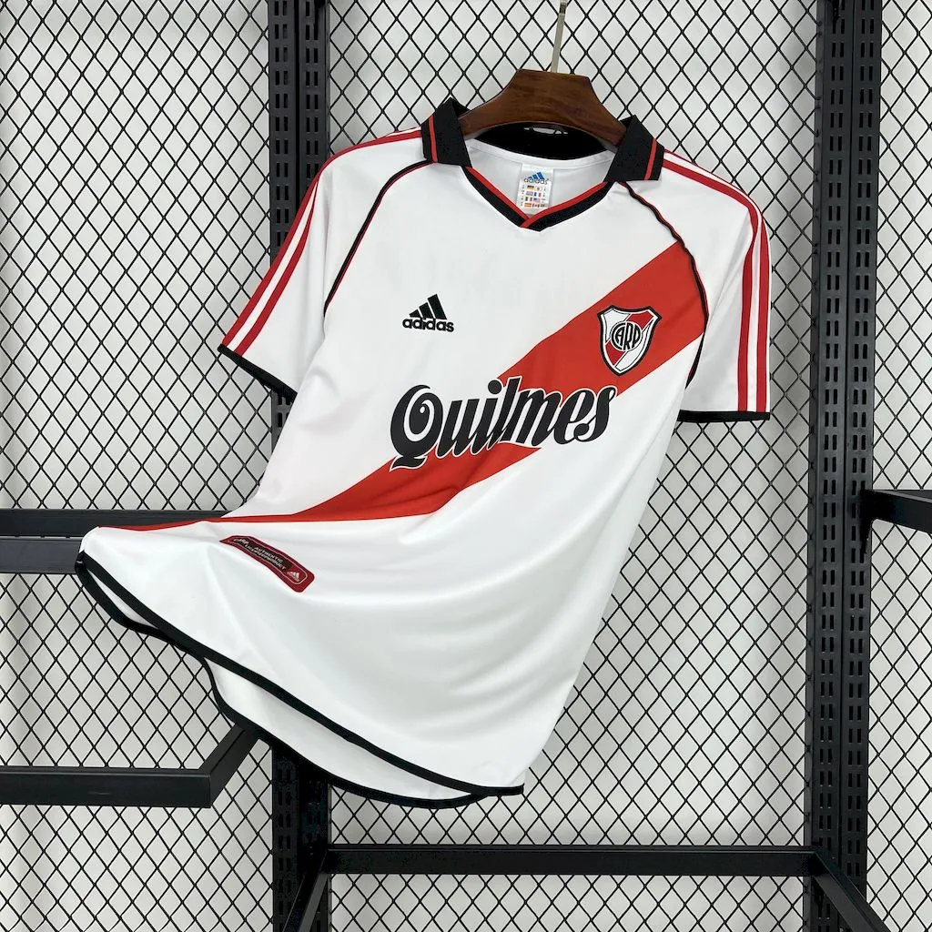 Camisa Retro River Plate 00 01 Original e Confortavel