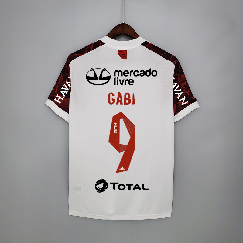 Camisa Flamengo II 21/22 - Masculino Torcedor - Branco/Vermelho