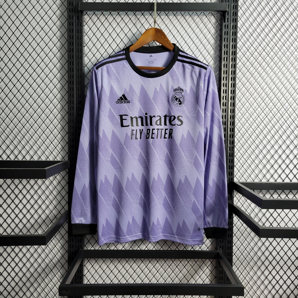 Camisa Real Madrid II Manga Longa 22 23
