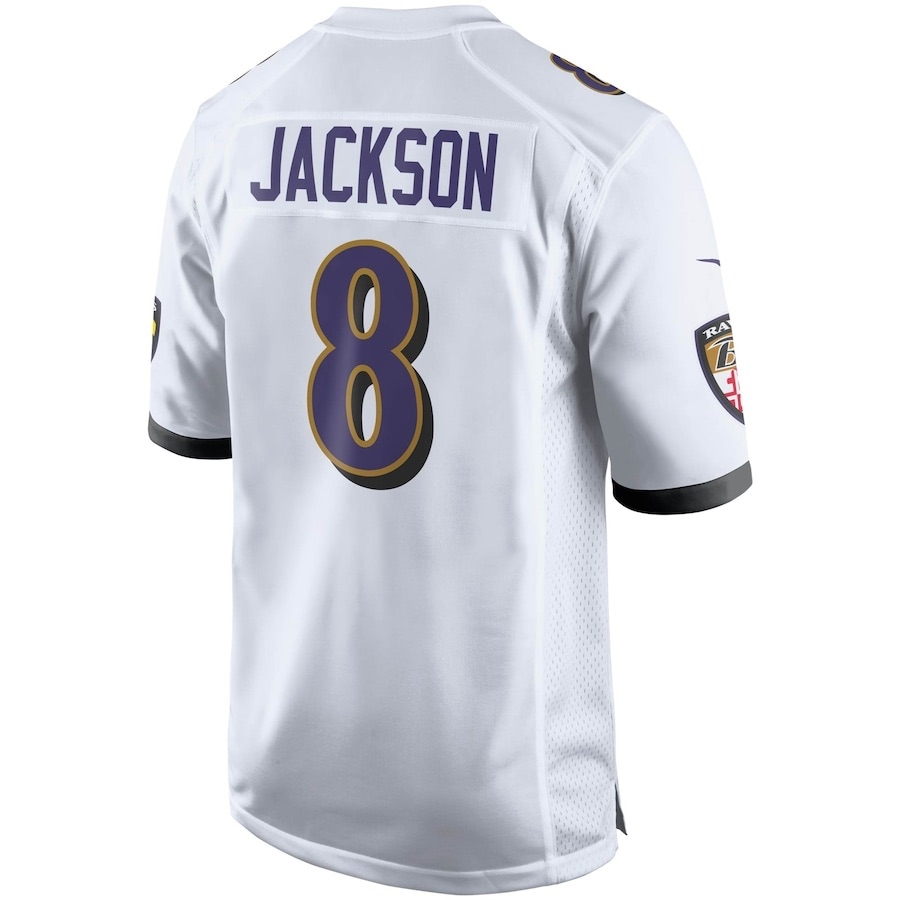 Camisa Baltimore Ravens Lamar Jackson Player Game Jersey