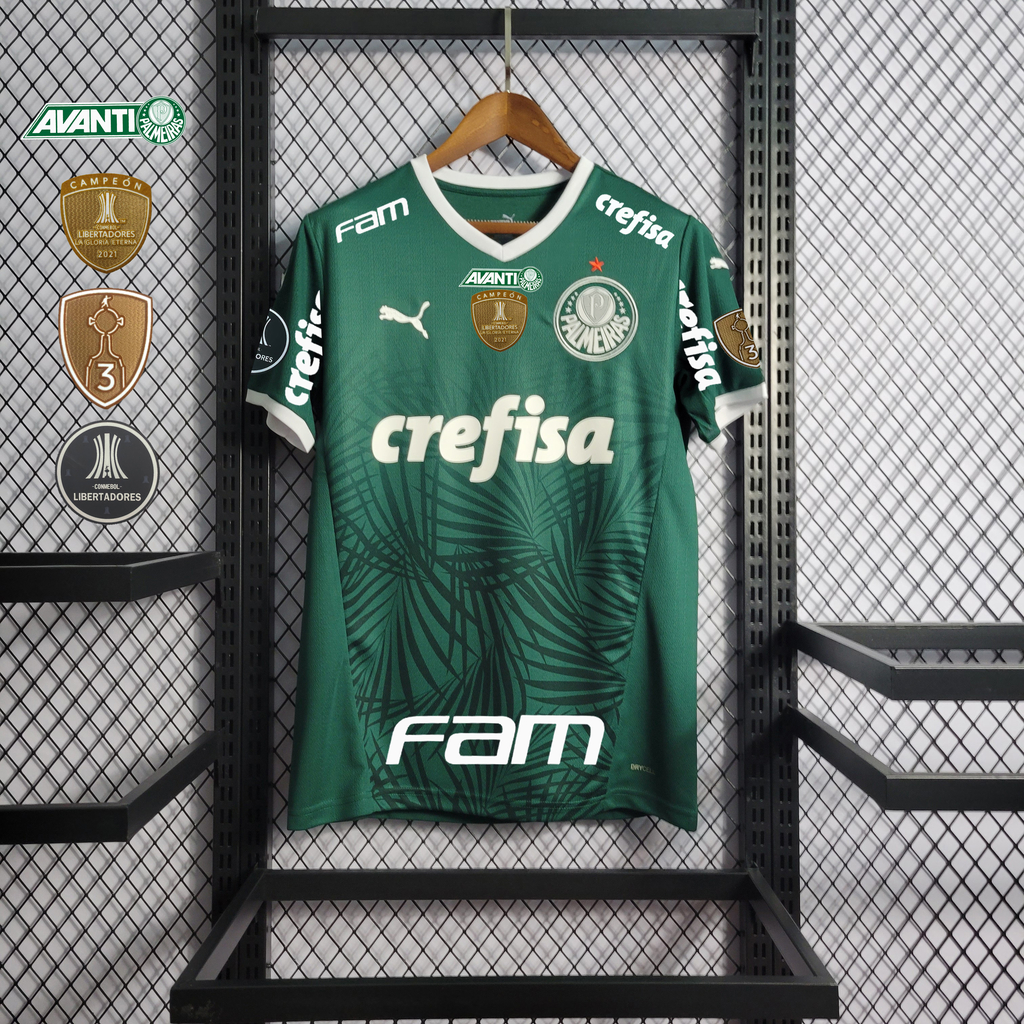 Camisa Palmeiras Patch Libertadores e Patrocínios - 22/23