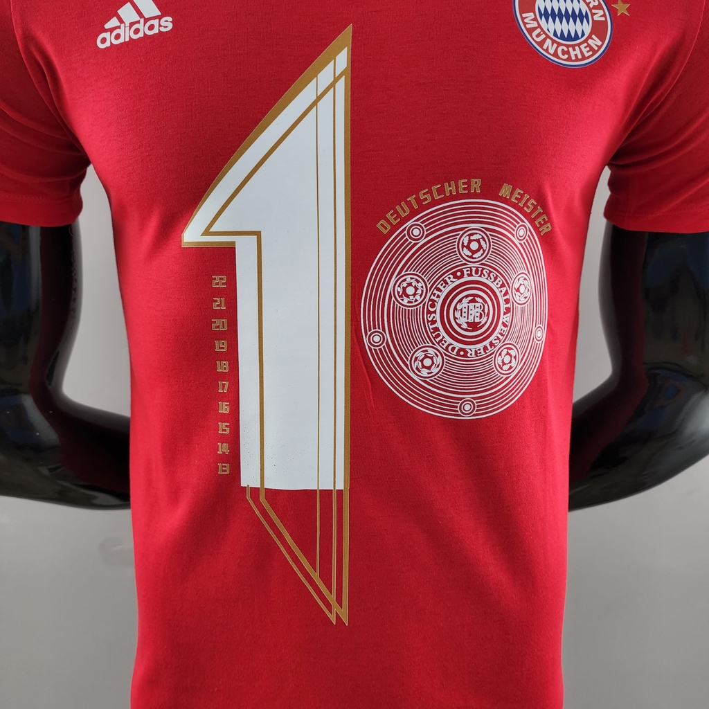 Camisa Bayern de Munique - Campeão Bundesliga 21/22