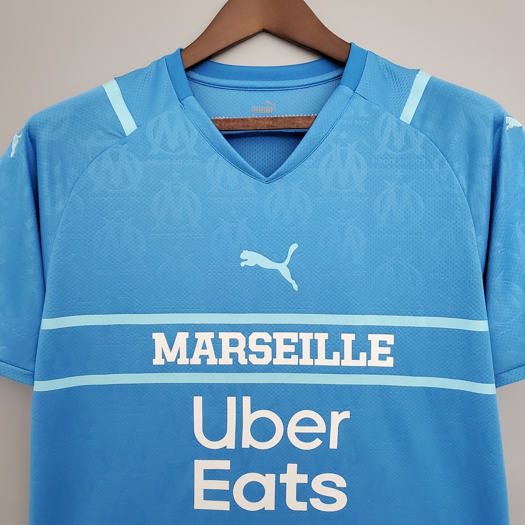 Camisa Olympique de Marseille Home 21/22 s/n° Torcedor Puma