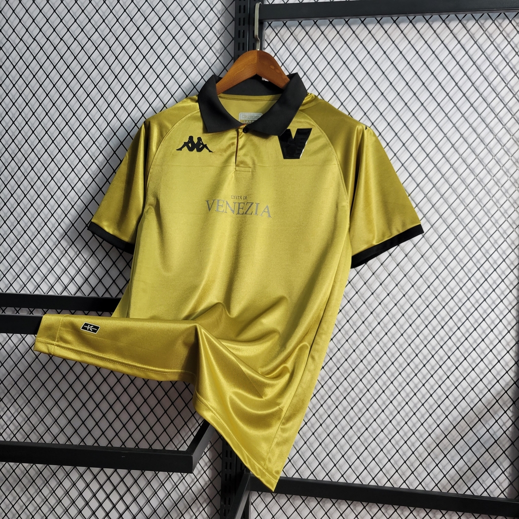 Camisa Venezia FC Gola Polo Preta 22/23 Masculina - Malta esportes