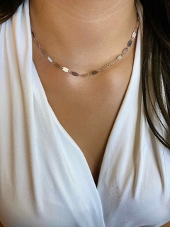 Imagem do Choker Chapinhas - Banhado a Ródio Branco