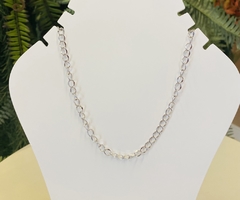 Choker Elos - 45cm - 5mm - Banhado a Ródio Branco na internet