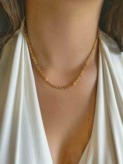 Choker Elos Círculos Lisos - Banhado a Ouro - loja online