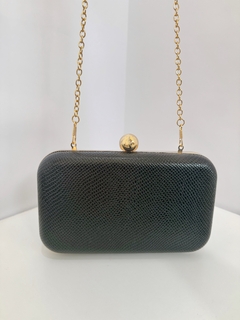 Clutch Festa - Dourado/Preto Texturizado - comprar online