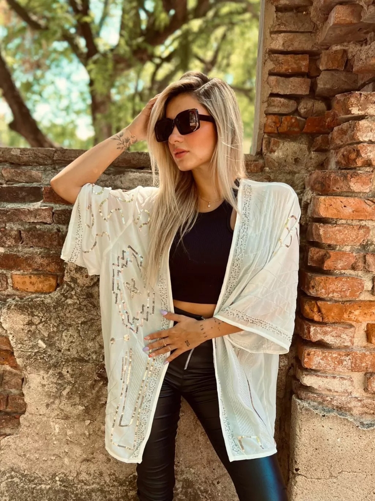 Kimono lentejuelas new arrivals