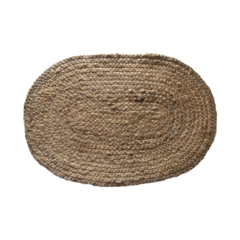 Alfombra Oval Yute Natural 40x60 - comprar online