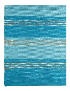 Alfombra De Algodón Turquesa Living Deco 90 X 150 Cm - comprar online