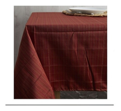 Mantel Rectangular Bordo 140 X 260 Cm