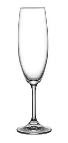 Juego De 6 Copas Champagne Cristal Bohemia Lara 220ml - comprar online