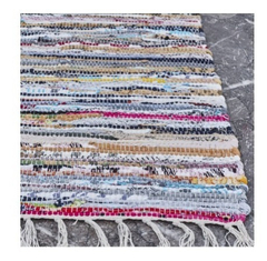 Alfombra De Algodón Multicolor Tirupati Ambiente 50 X 80 Cm - comprar online