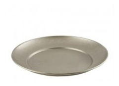 Centro Pewter Plateado De Chapa 35 Cm