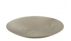 Centro Pewter Plateado De Aluminio 40 Cm