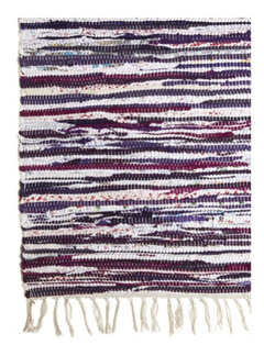 Alfombra De Algodón Violeta Living Deco 70 X 130 Cm