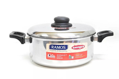 Cacerola Aluminio Nro 22 Marca Ramos Linea Siempra - comprar online