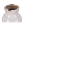 Jarroncito Florero De Cerámica Beige Deco 17cm - comprar online