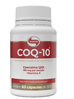 Coenzima Q10 - 60 cap (100mg p/ porção) - Vitafor