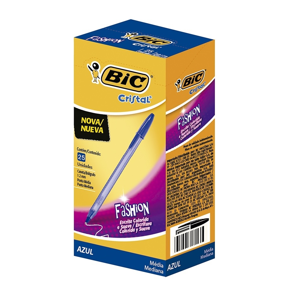 Bolígrafo BIC Cristal Soft x25 - Comprar en ALL PAPER