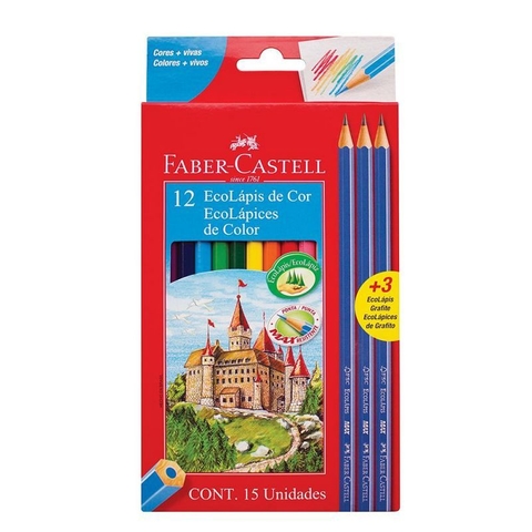 LAPICES DE COLORES FABER CASTELL X 15 SUPER SOFT TONOS NEUTROS - Librería  Flash