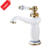 Torneira Super Luxo Branca Pia / Lavabo Vintage + Porcelana