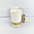 Suporte Escova E Pasta Dentes Vintage Dourado Ouro Porcelana 80705GP - comprar online