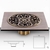 Ralo Vintage Retrô Quadrado Mandala Bronze 15x15 DR06 - comprar online