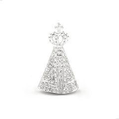 PINGENTE NOSSA SENHORA APARECIDA PEQUENO - PRATA 925 - comprar online