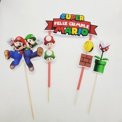 Tooper para torta "Mario Bros" - comprar online