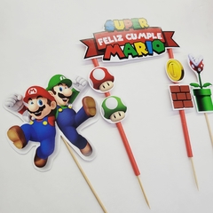 Tooper para torta "Mario Bros"