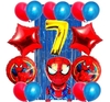 Combo Globos De Spiderman De Cumpleaños Kit Completo