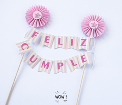 TOOPER FELIZ CUMPLE ROSA