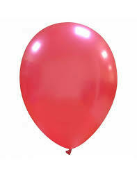 Globos latex 12" Rojo Perlado x 10