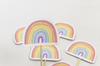 Toopers para cupcakes x 6 unidades "Arco Iris"