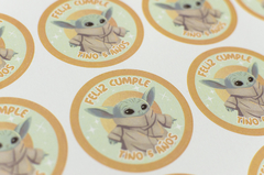 Stickers x 25 "Baby Yoda" en internet