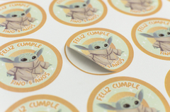 Stickers x 25 "Baby Yoda" - comprar online
